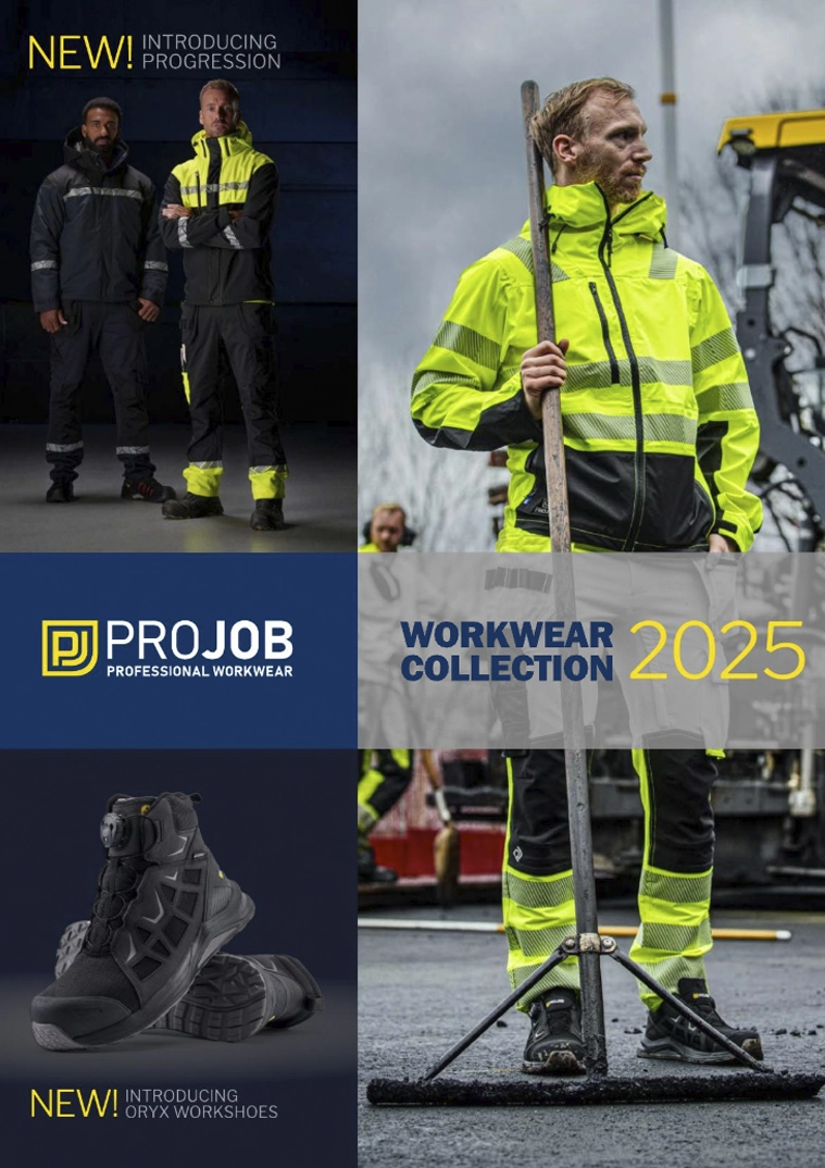Arbejdstøj fra ProJob i samarbejde med DSC Promotion x Sport & Profil